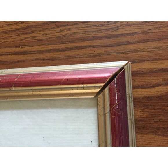 Barbara Mock Print Matted Rustic Distressed Framed Purple Violets Floral Flowers - Picture 6 of 12